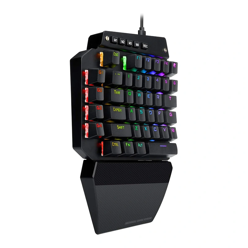 44 пернелер RGB механикалық ойын пернетақтасы сымды